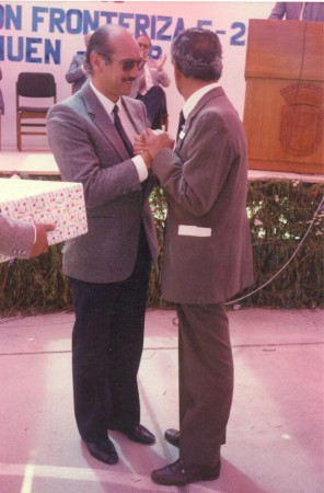 Alcalde Mario Villagra, y Director Luis Contreras, Centenario 1888